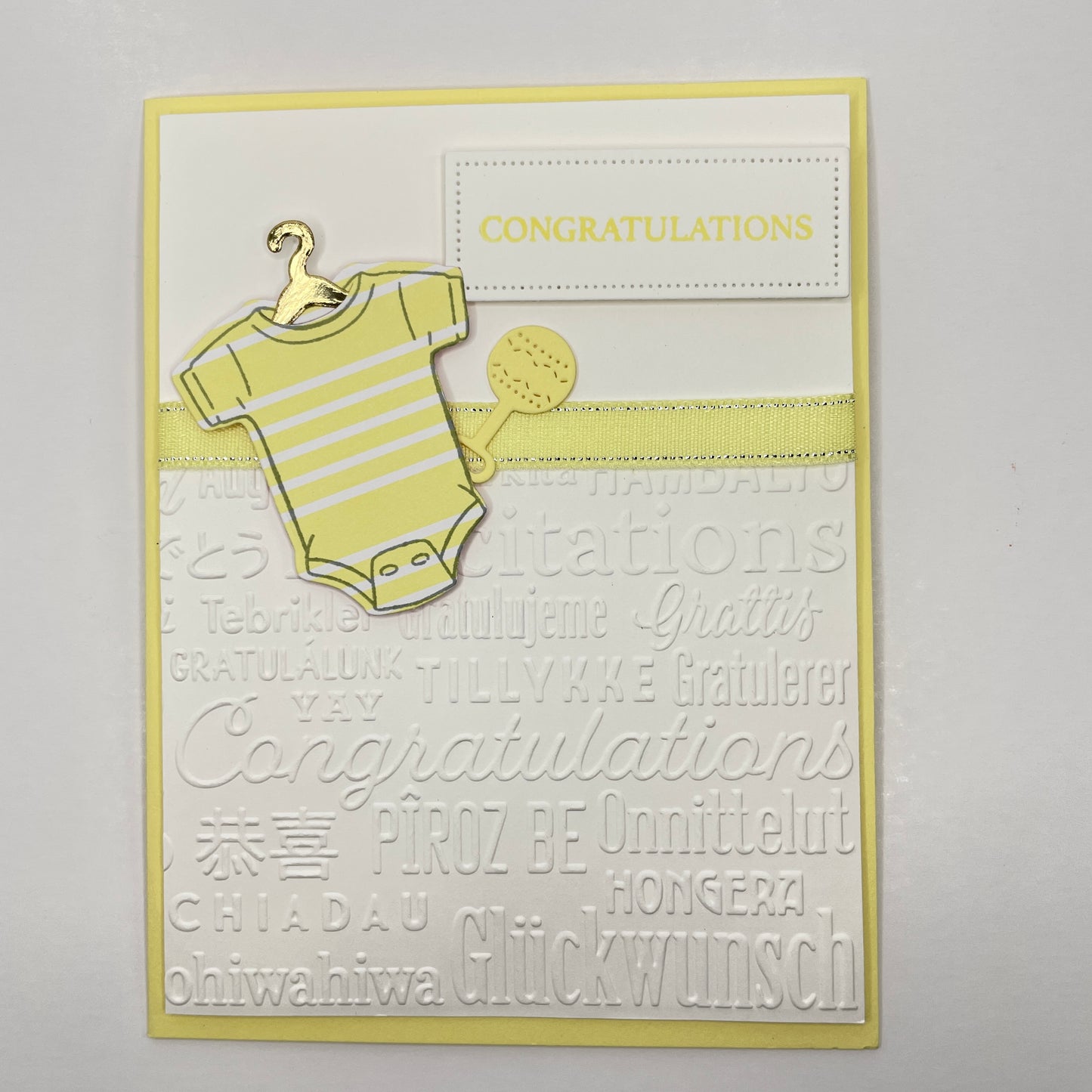 A Stylish Celebration for a New Arrival - Congratulations Baby Card