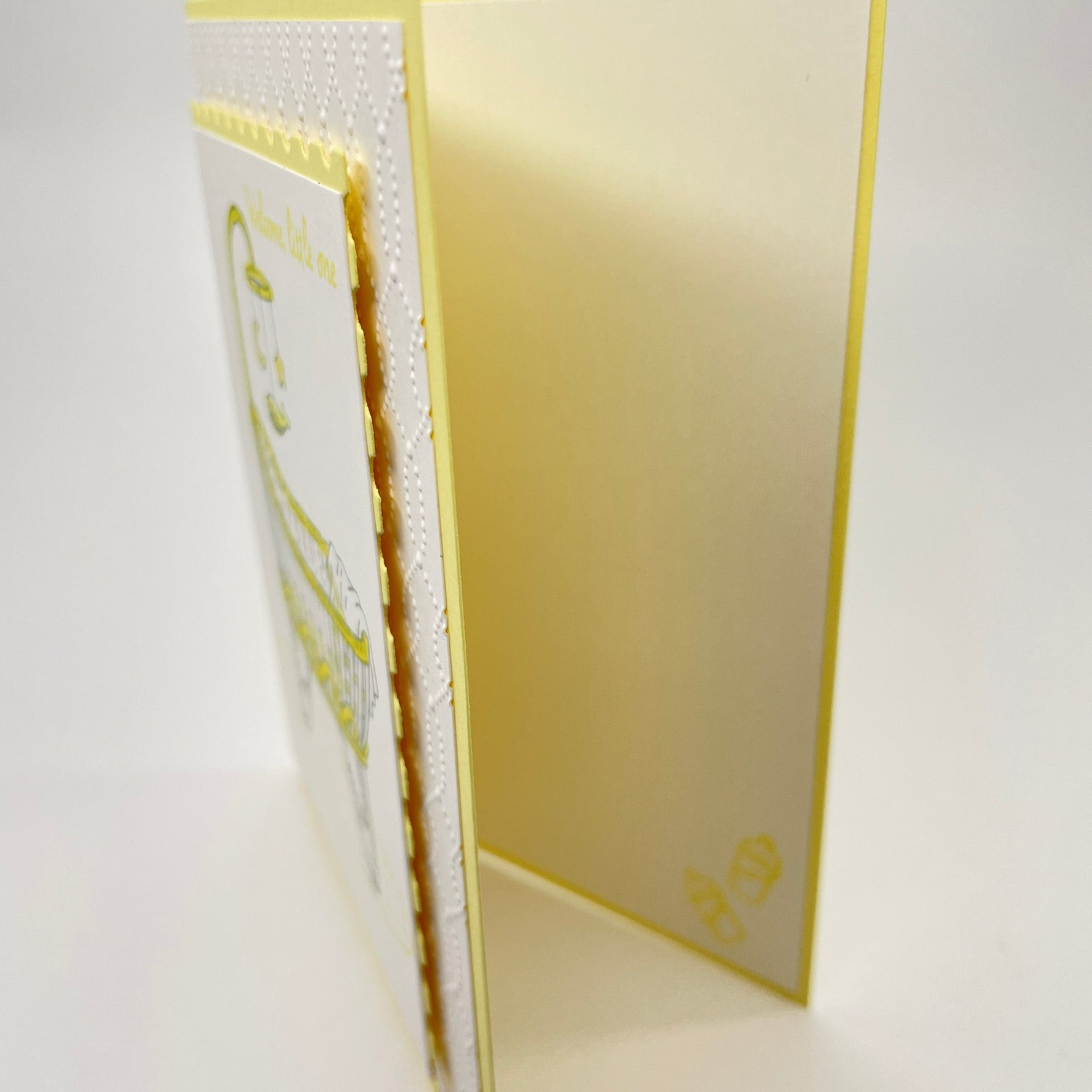 A Sweet Welcome for a New Arrival - Baby Bassinet Card