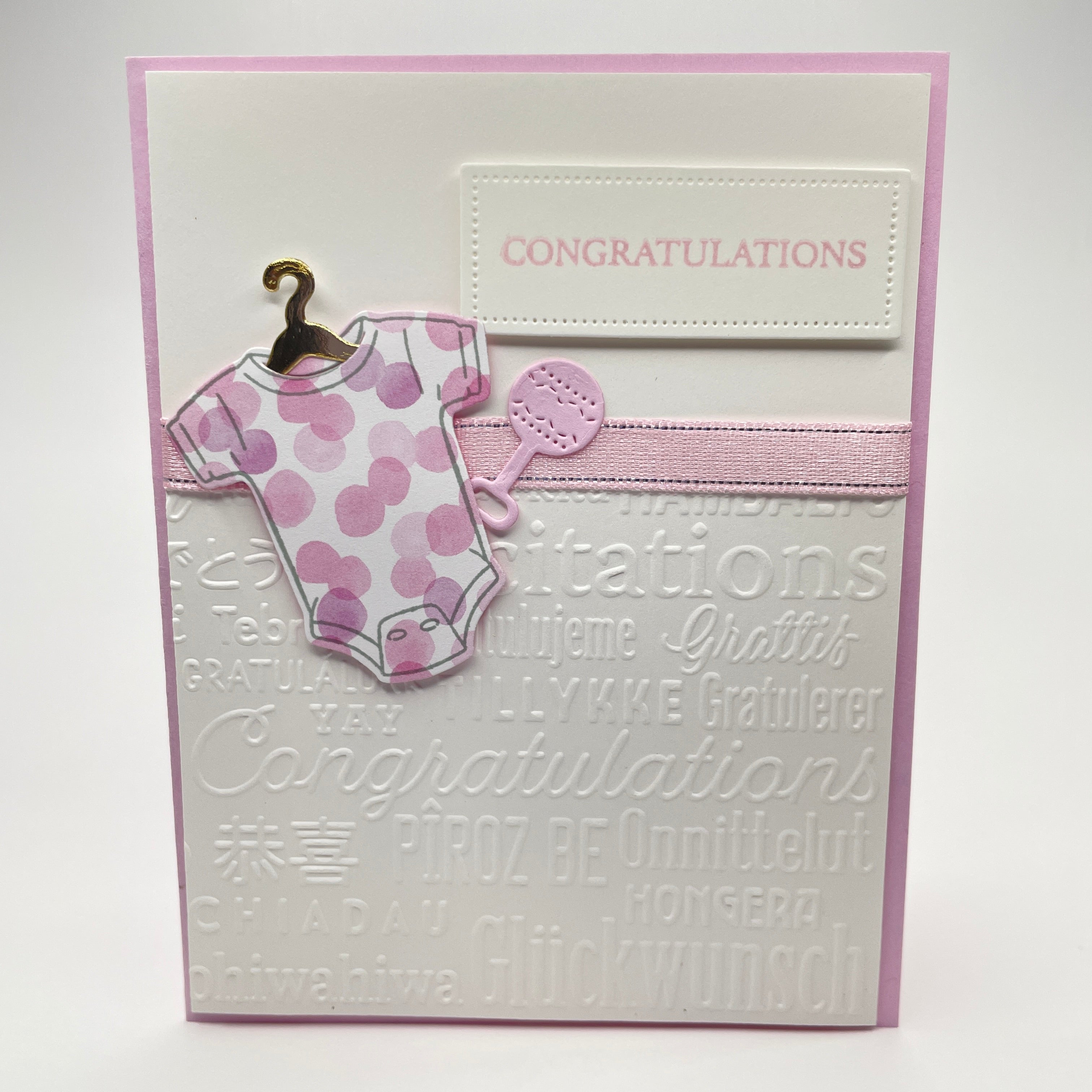 A Stylish Celebration for a New Arrival - Congratulations Baby Card
