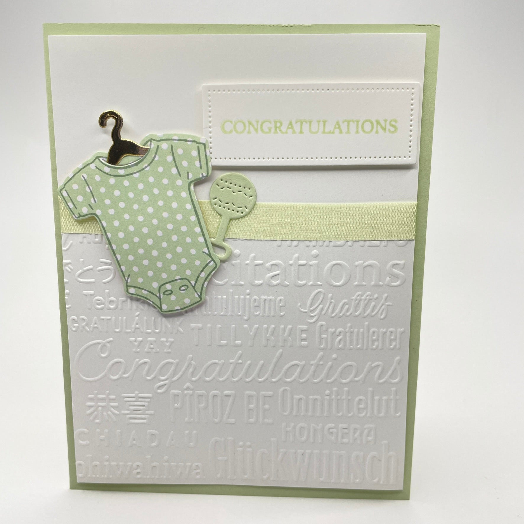 A Stylish Celebration for a New Arrival - Congratulations Baby Card