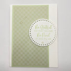 A Message of Gratitude and Pride - Be Grateful for What You Have Be Proud of Who You Are Card