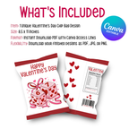 6|7 Pink Dice Chip Bag