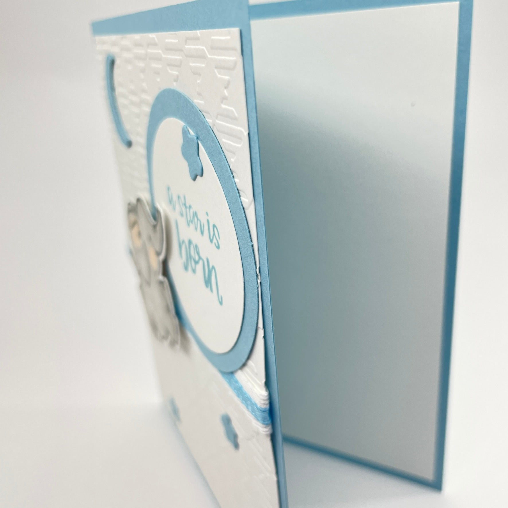 A Delightful Welcome for a New Star - Baby Elephant Card