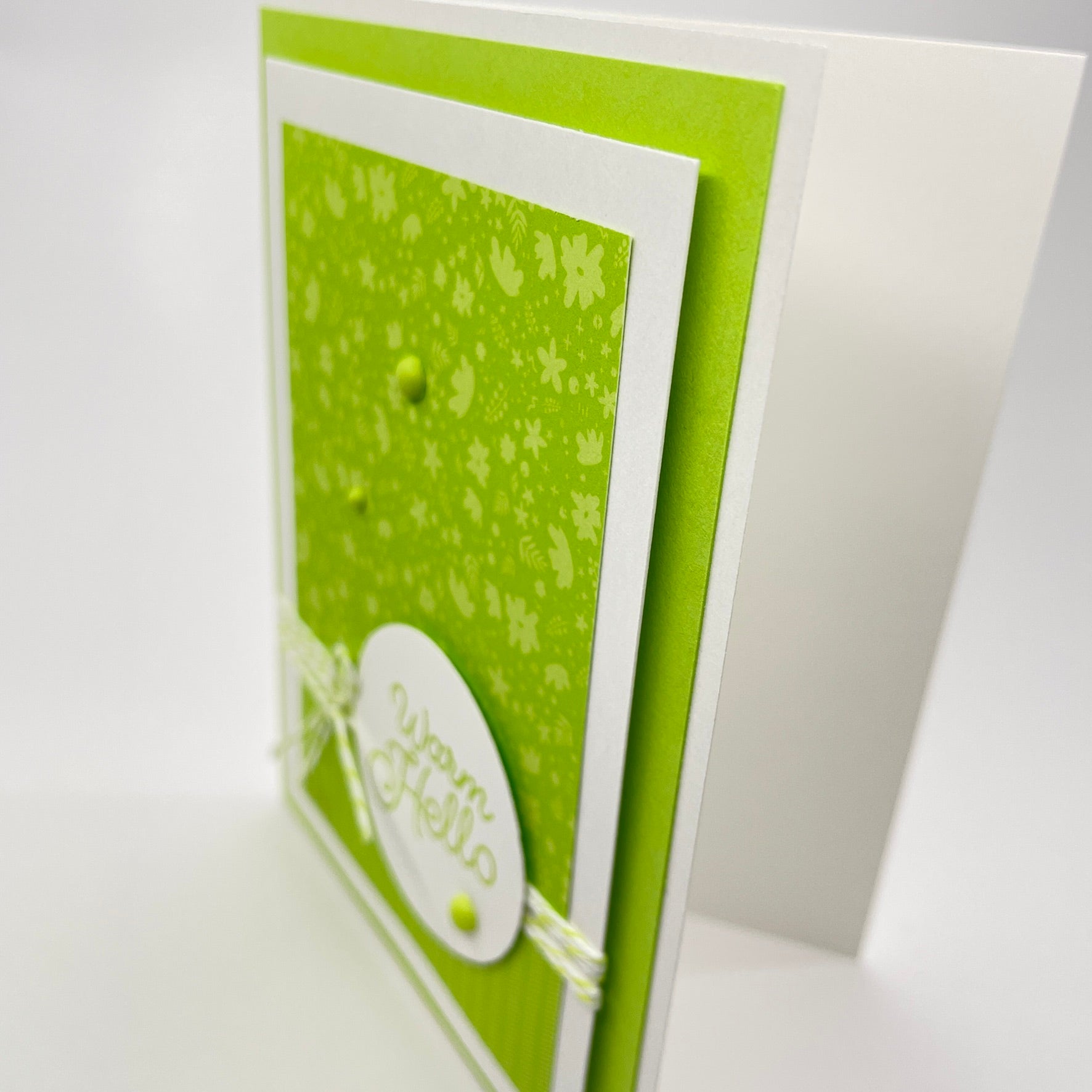 A Fresh Floral Touch - Warm Hello Card