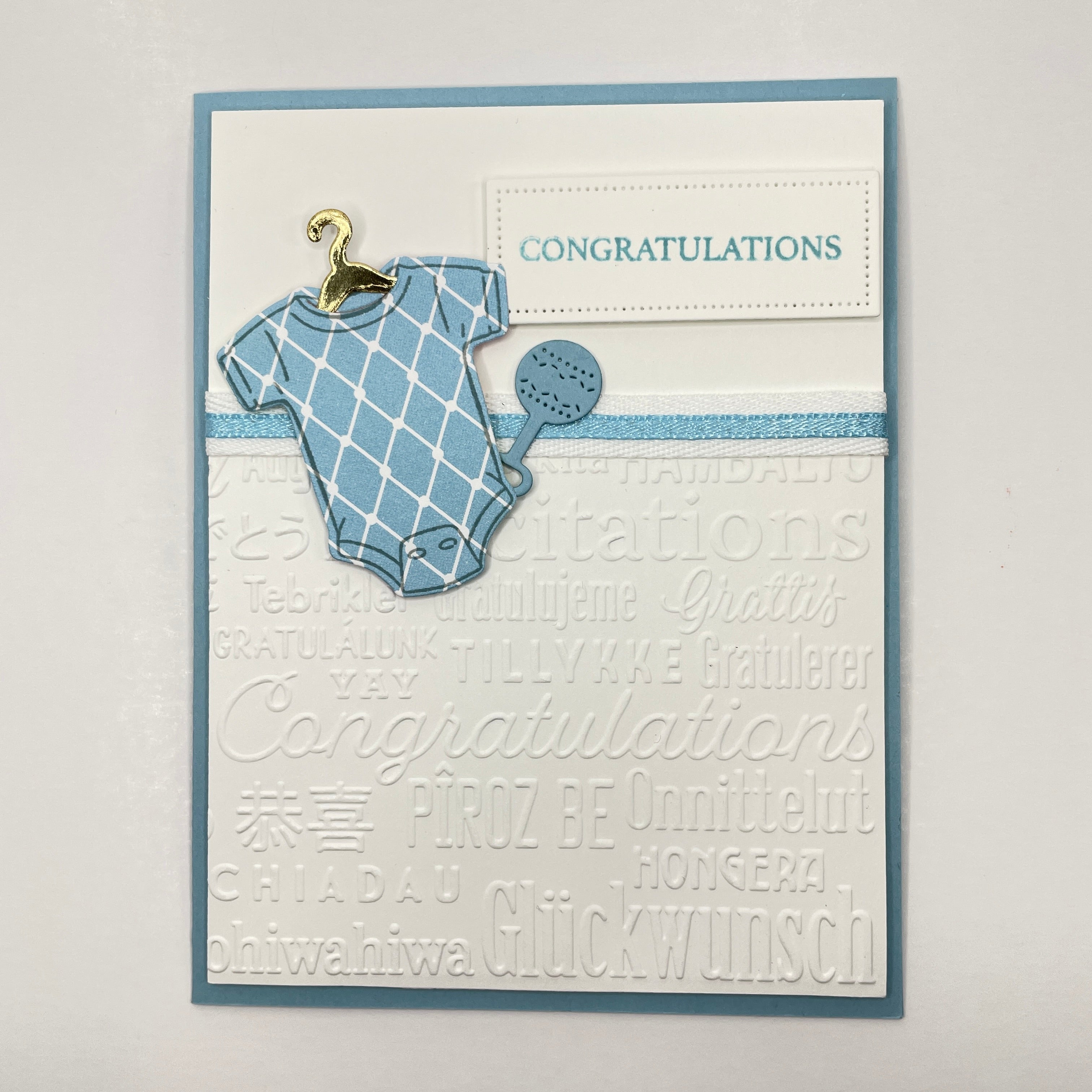 A Stylish Celebration for a New Arrival - Congratulations Baby Card