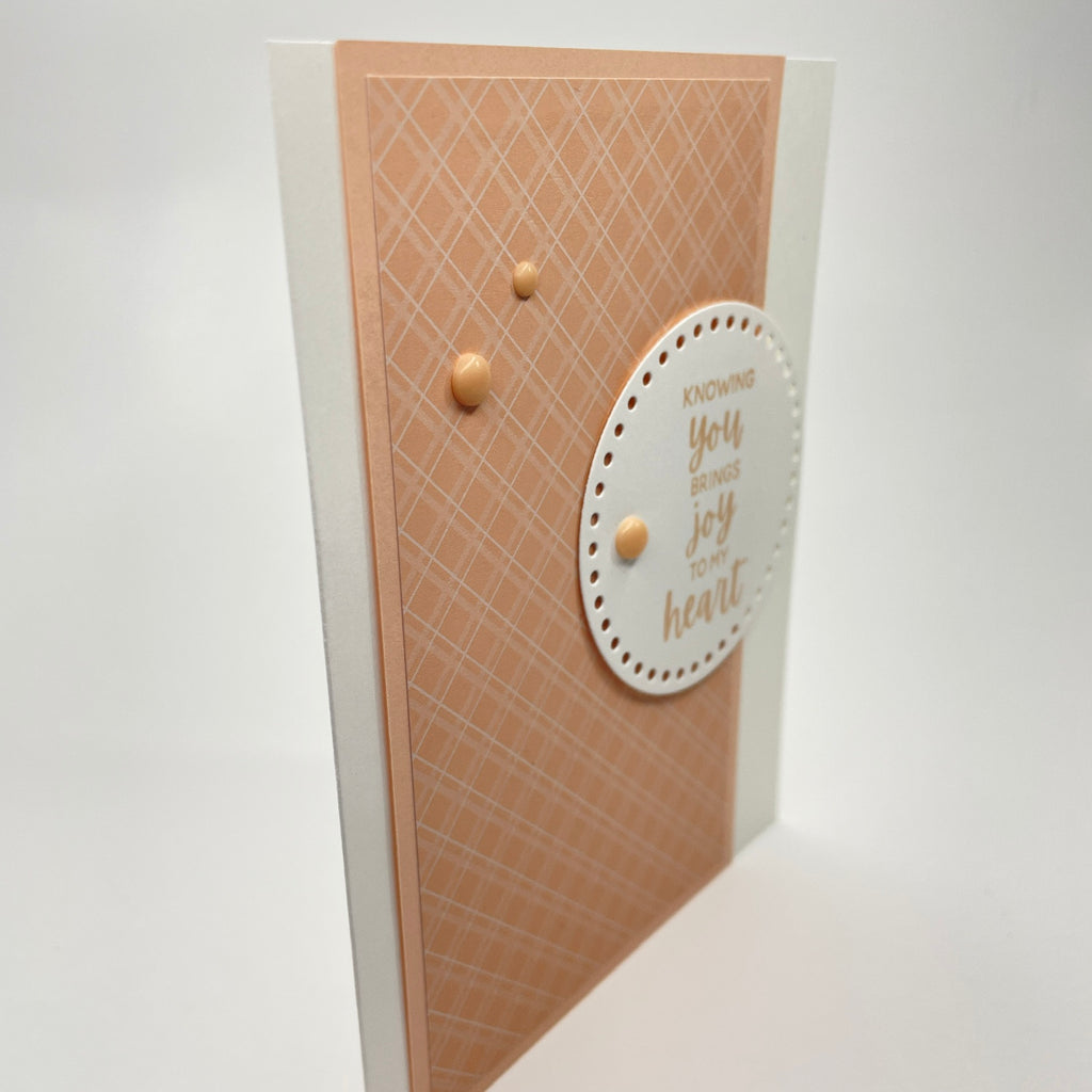 A Joyful Expression - Knowing You Brings Joy to My Heart Card