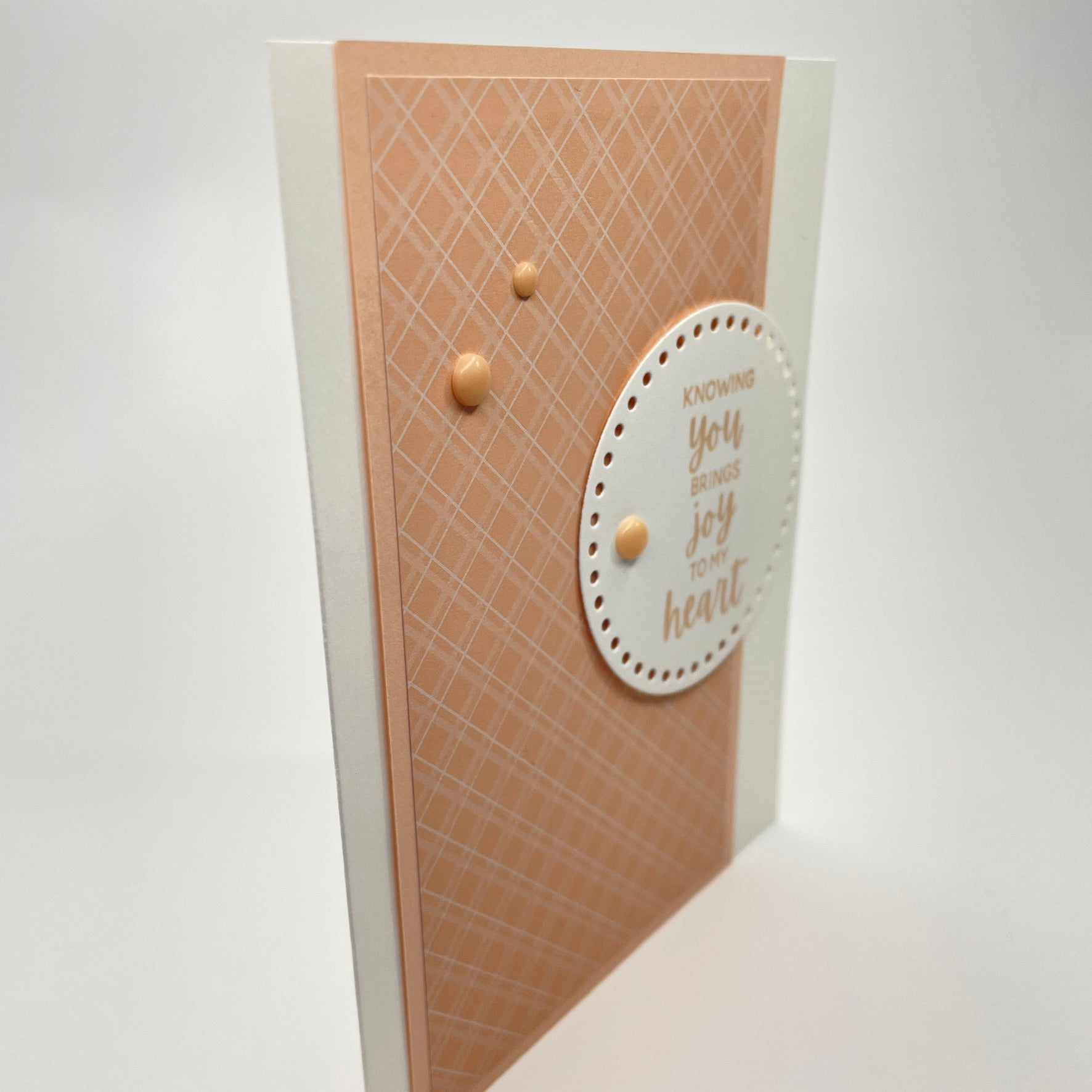 A Joyful Expression - Knowing You Brings Joy to My Heart Card