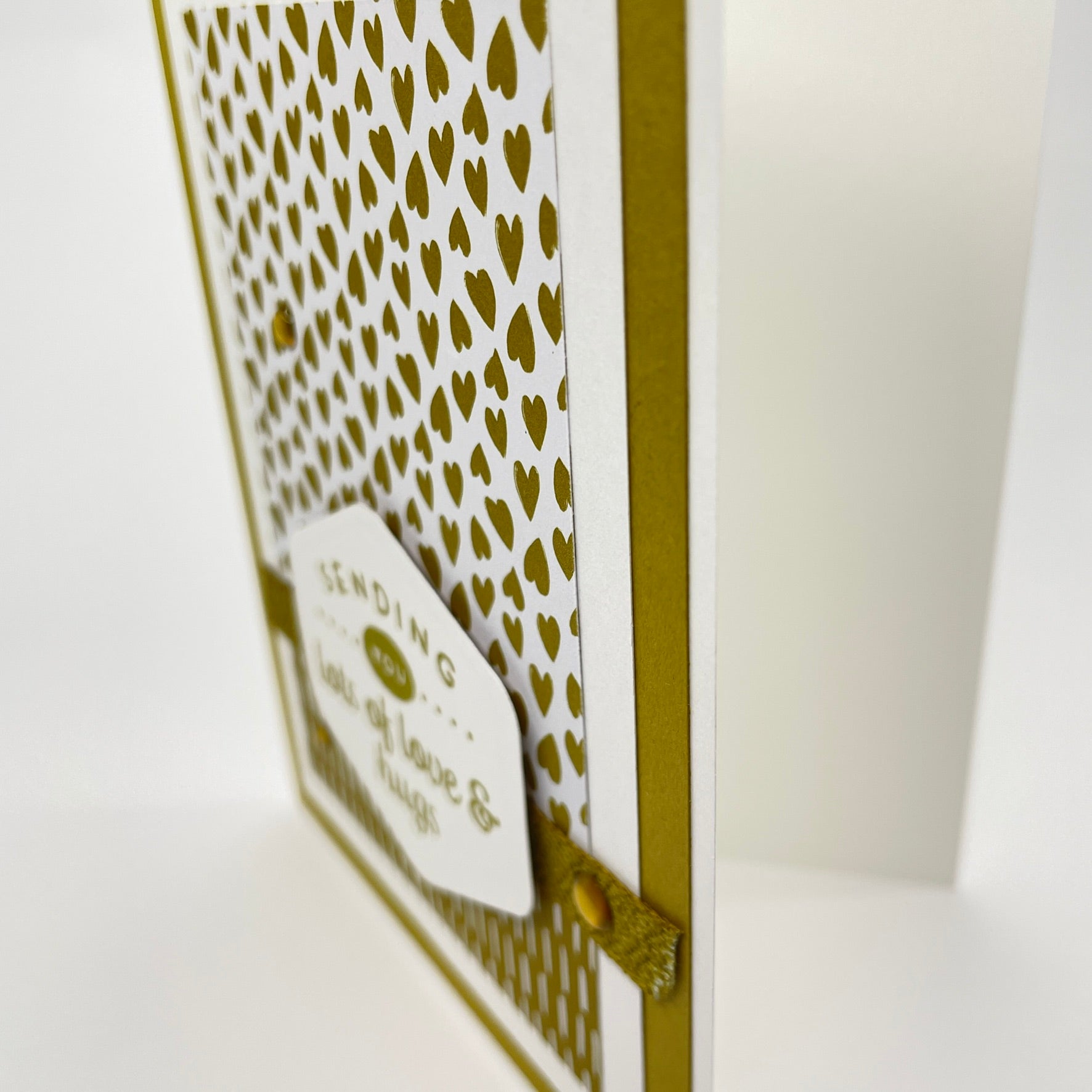 A Stylish and Heartfelt Gesture - Sending Lots of Love & Hugs Card