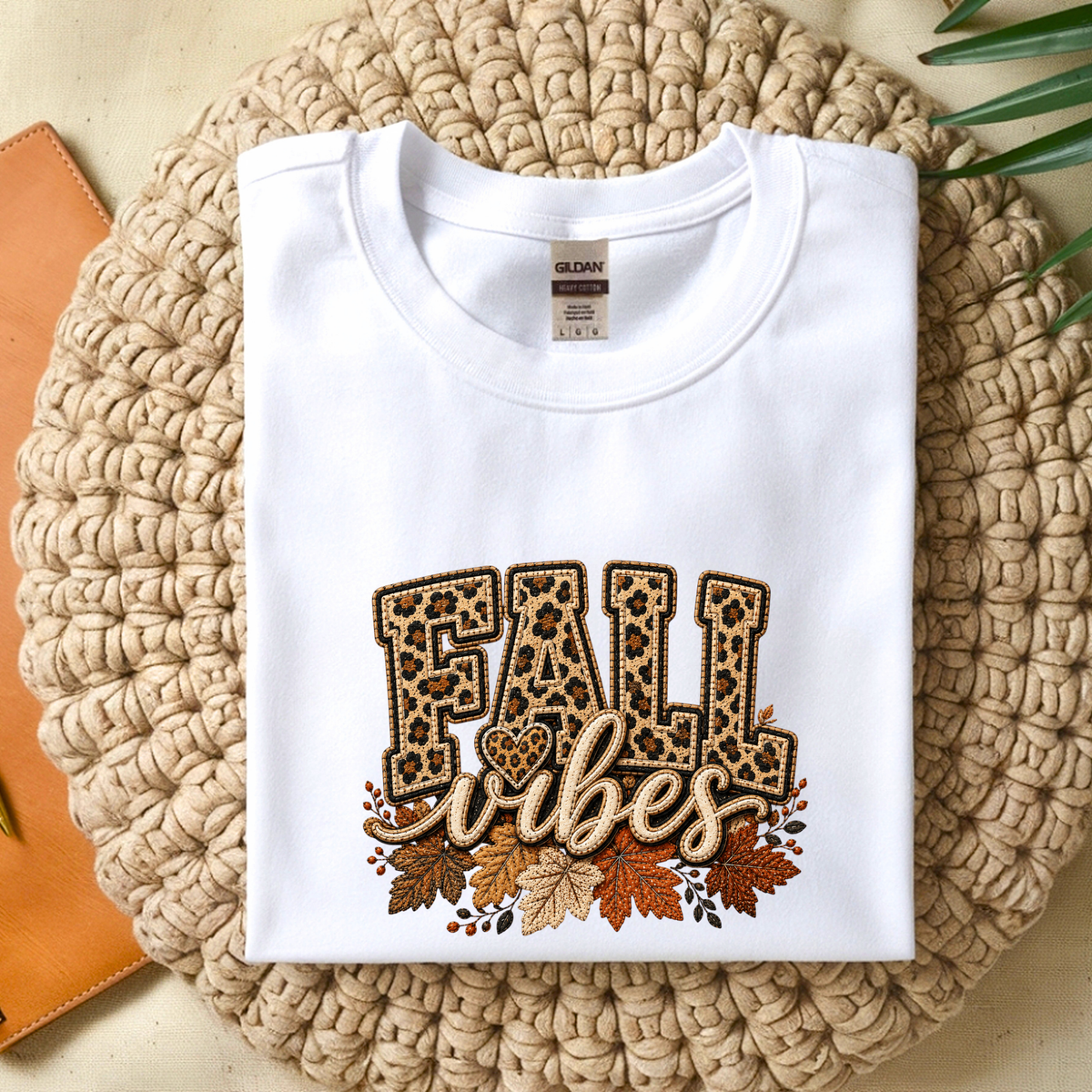 Fall Vibes Leopard | Fall T-shirt