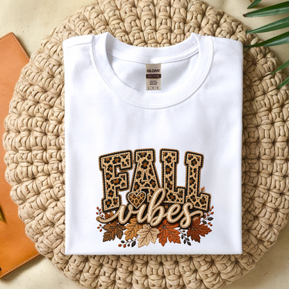 Fall Vibes Leopard | Fall T-shirt