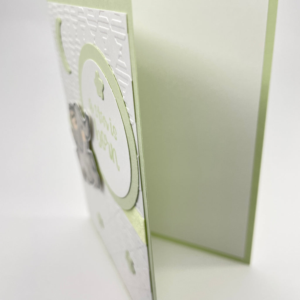 A Delightful Welcome for a New Star - Baby Elephant Card