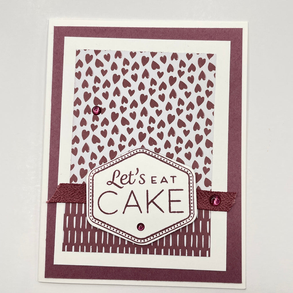 A Sweet Gesture - Let's Eat Cake Birthday Card