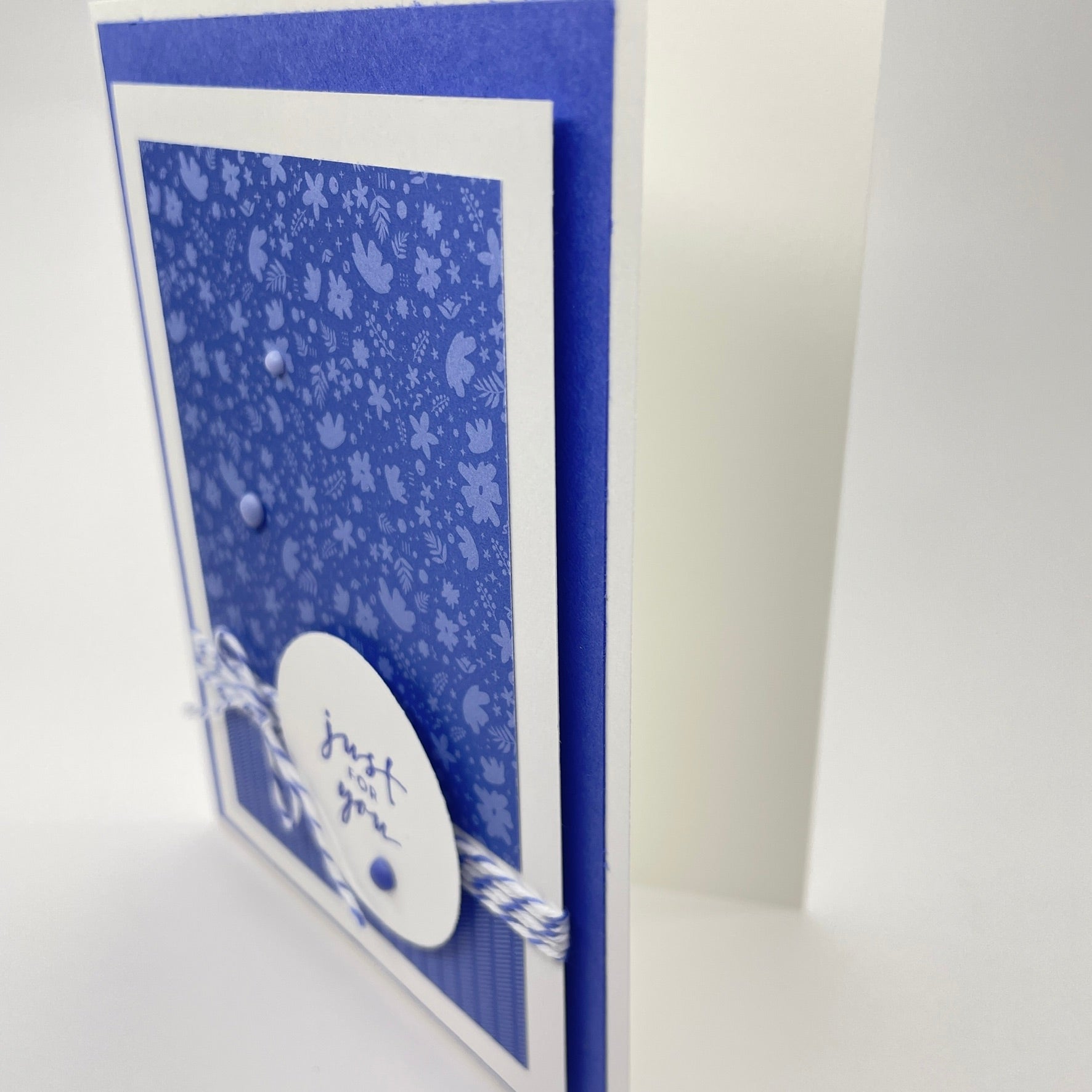 A Thoughtful Floral Design - Just for You Card