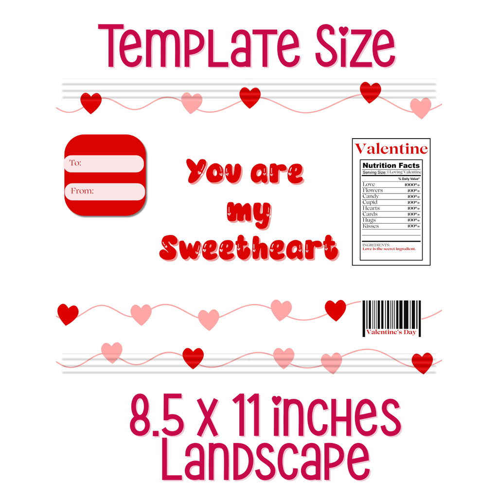 You Are My Sweetheart Chip Bag