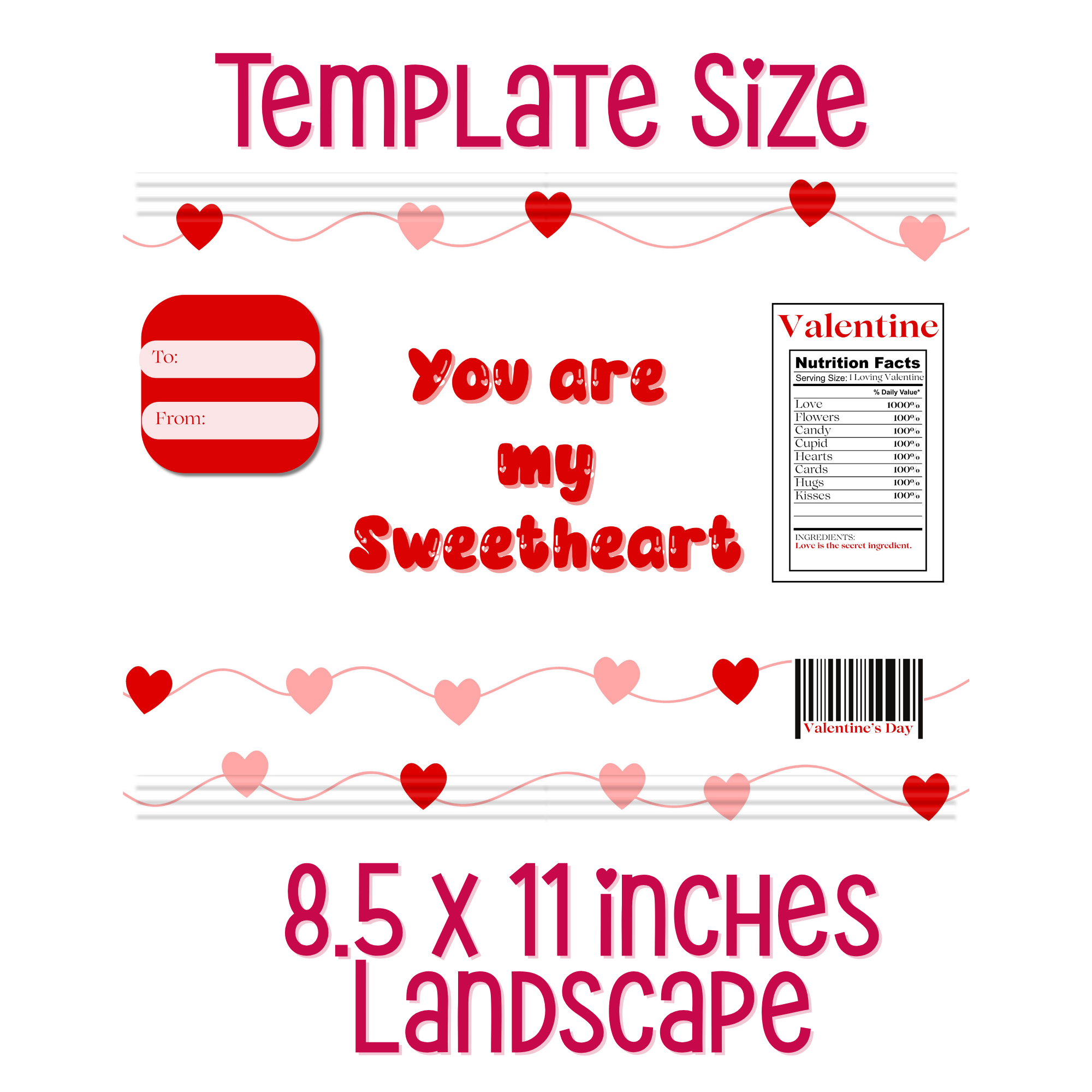 You Are My Sweetheart Chip Bag