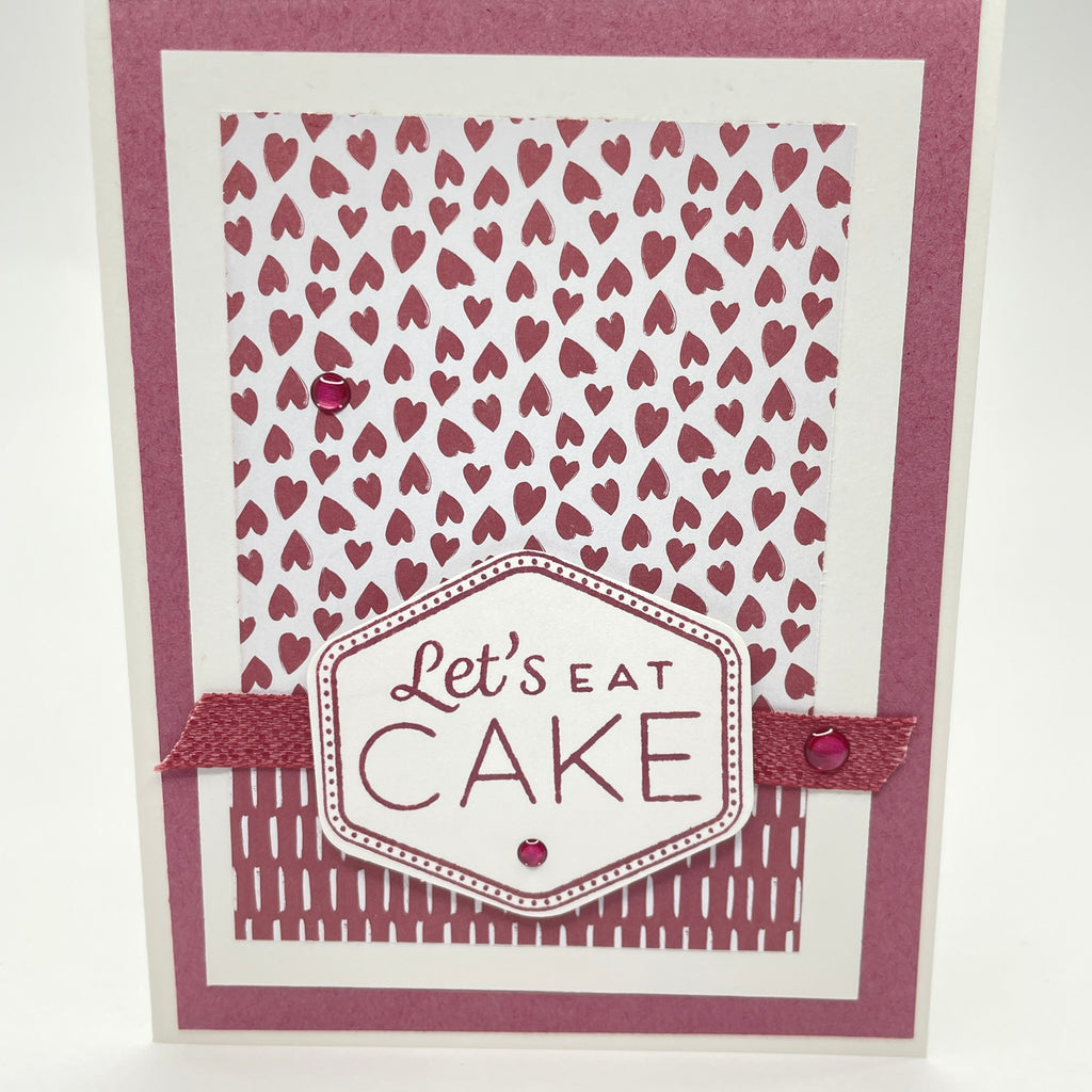 A Sweet Gesture - Let's Eat Cake Birthday Card