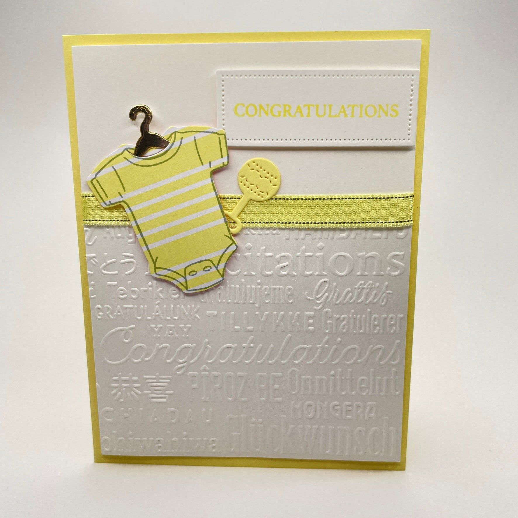 A Stylish Celebration for a New Arrival - Congratulations Baby Card