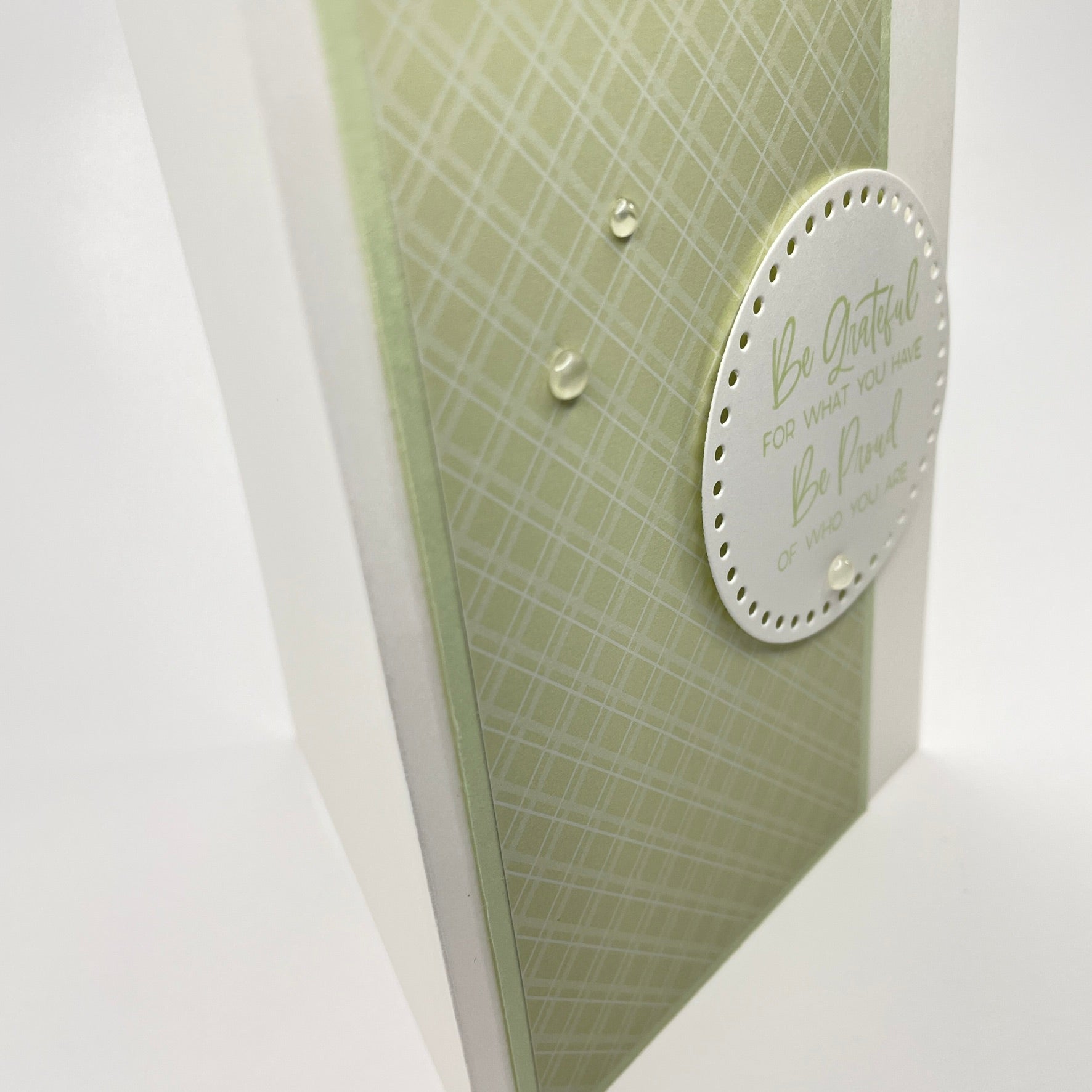 A Message of Gratitude and Pride - Be Grateful for What You Have Be Proud of Who You Are Card