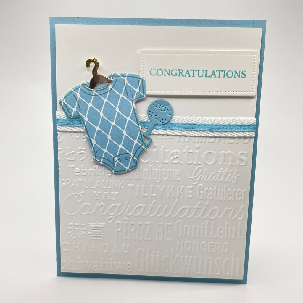 A Stylish Celebration for a New Arrival - Congratulations Baby Card