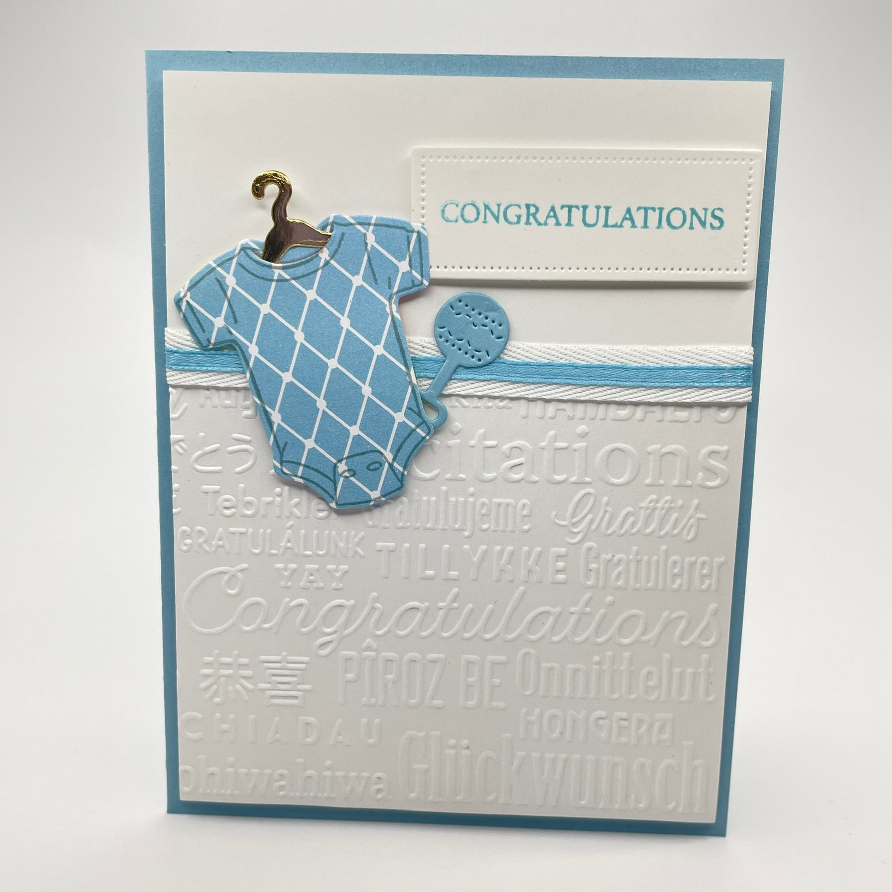 A Stylish Celebration for a New Arrival - Congratulations Baby Card