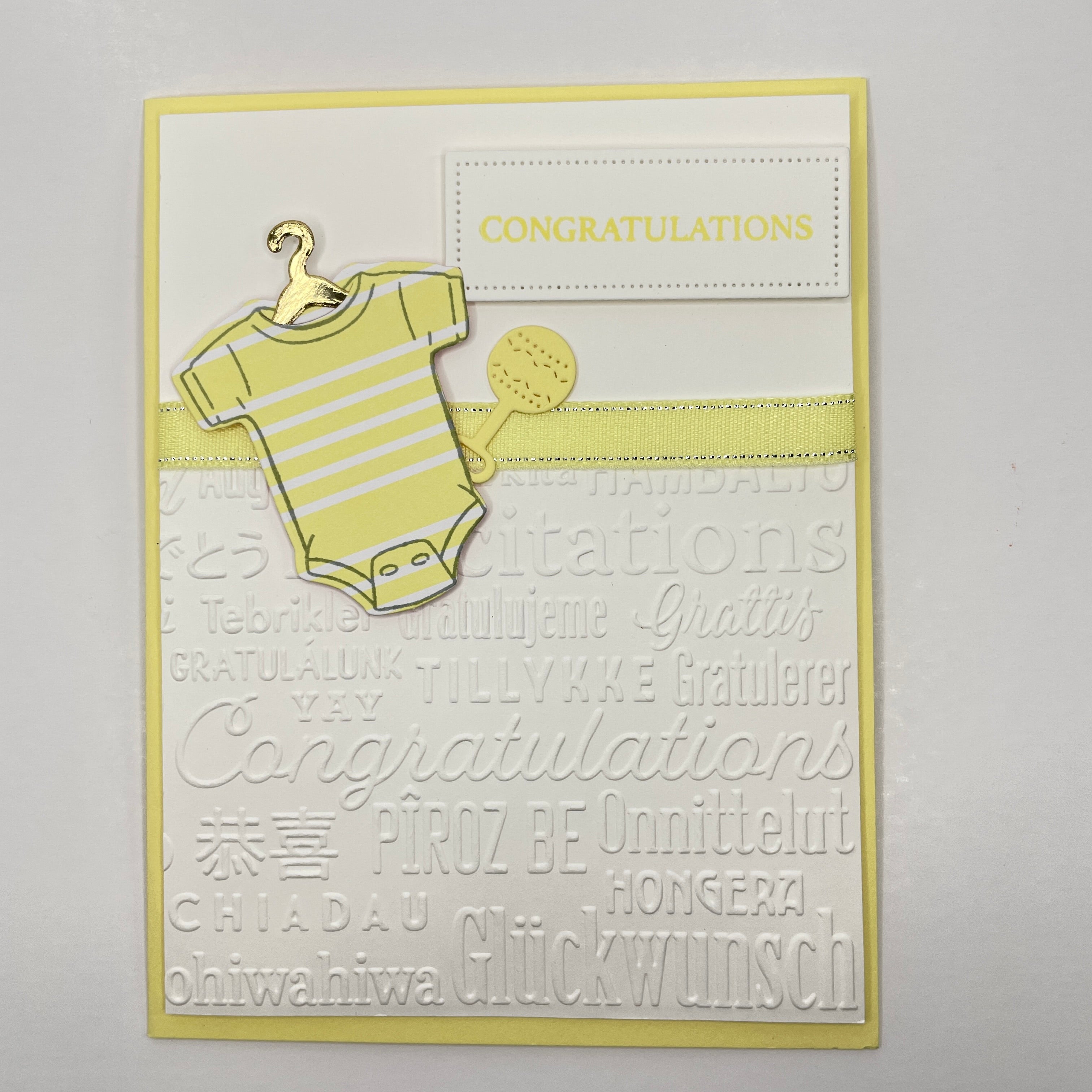 A Stylish Celebration for a New Arrival - Congratulations Baby Card