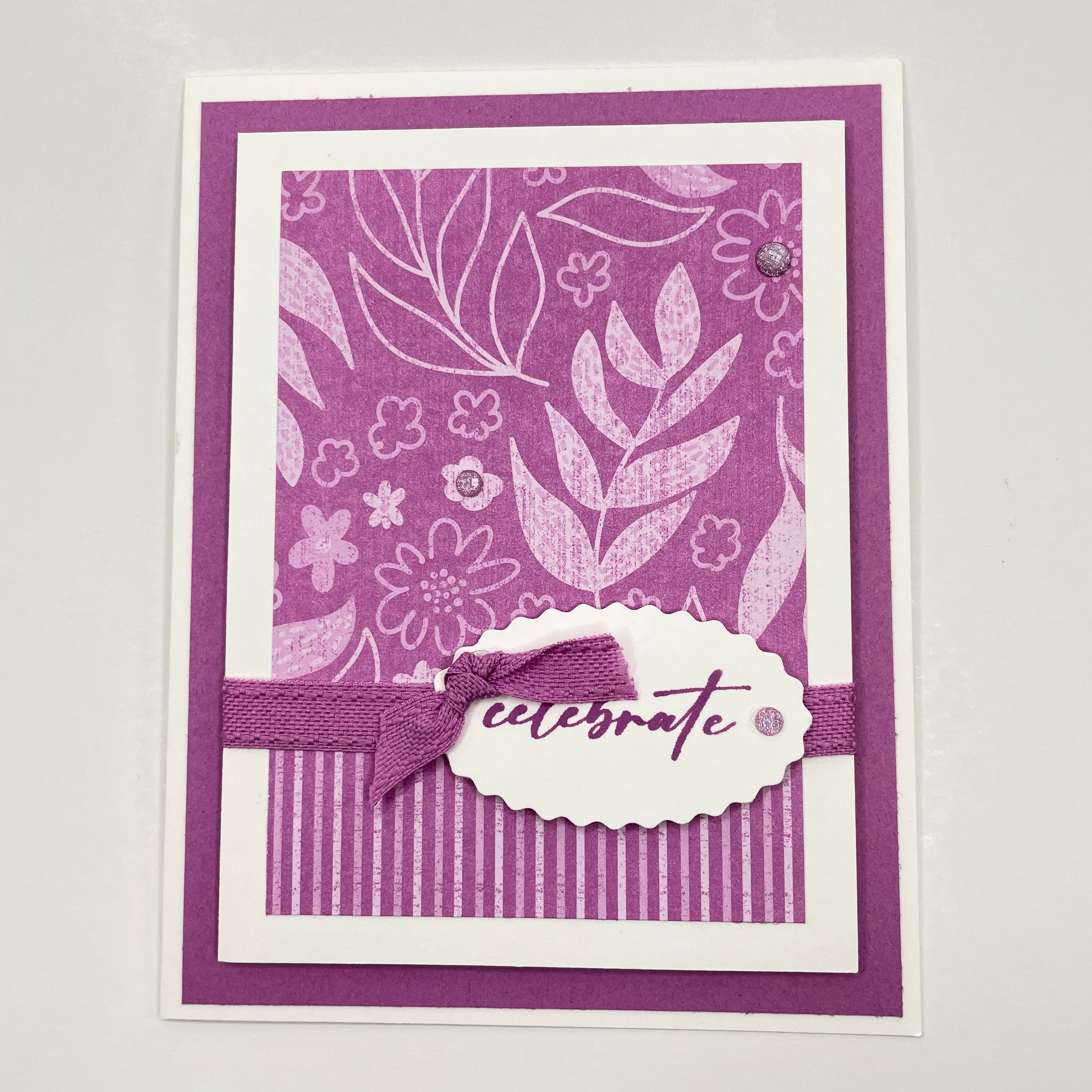 A Touch of Elegance - Celebrate Card