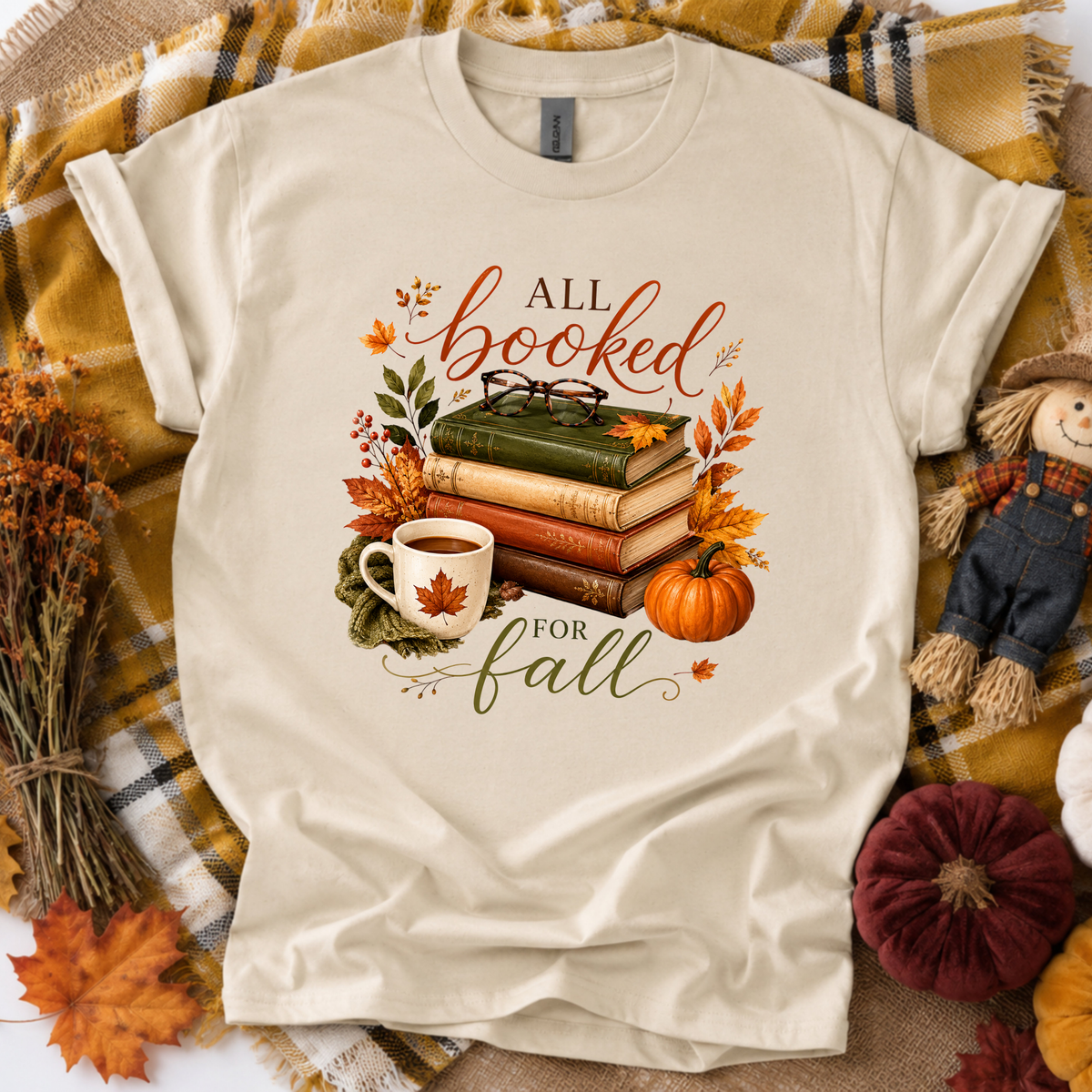 All Booked for Fall | Fall T-shirt