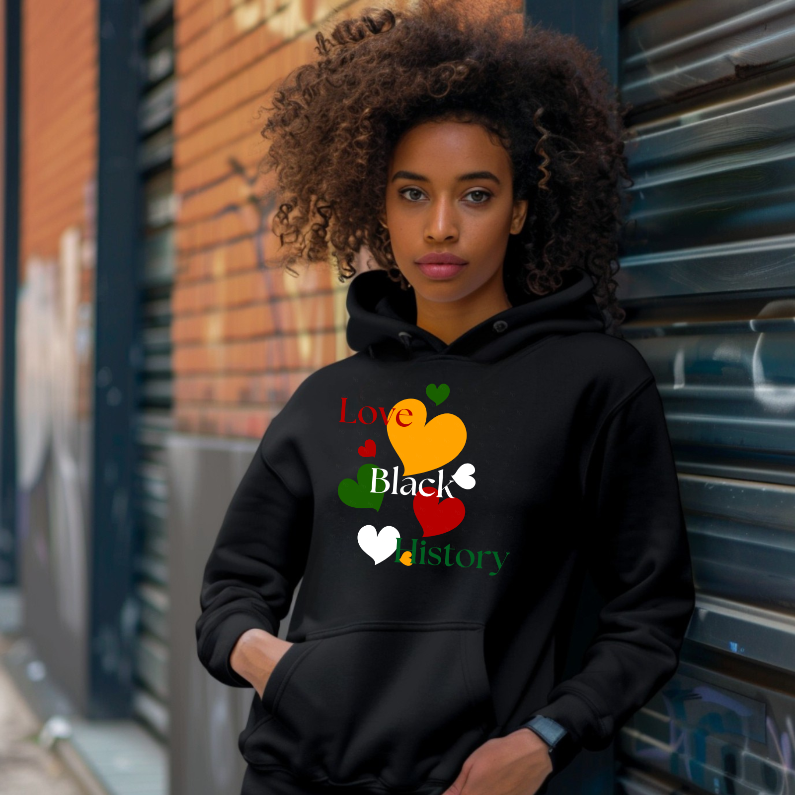 Love Black History PNG Design