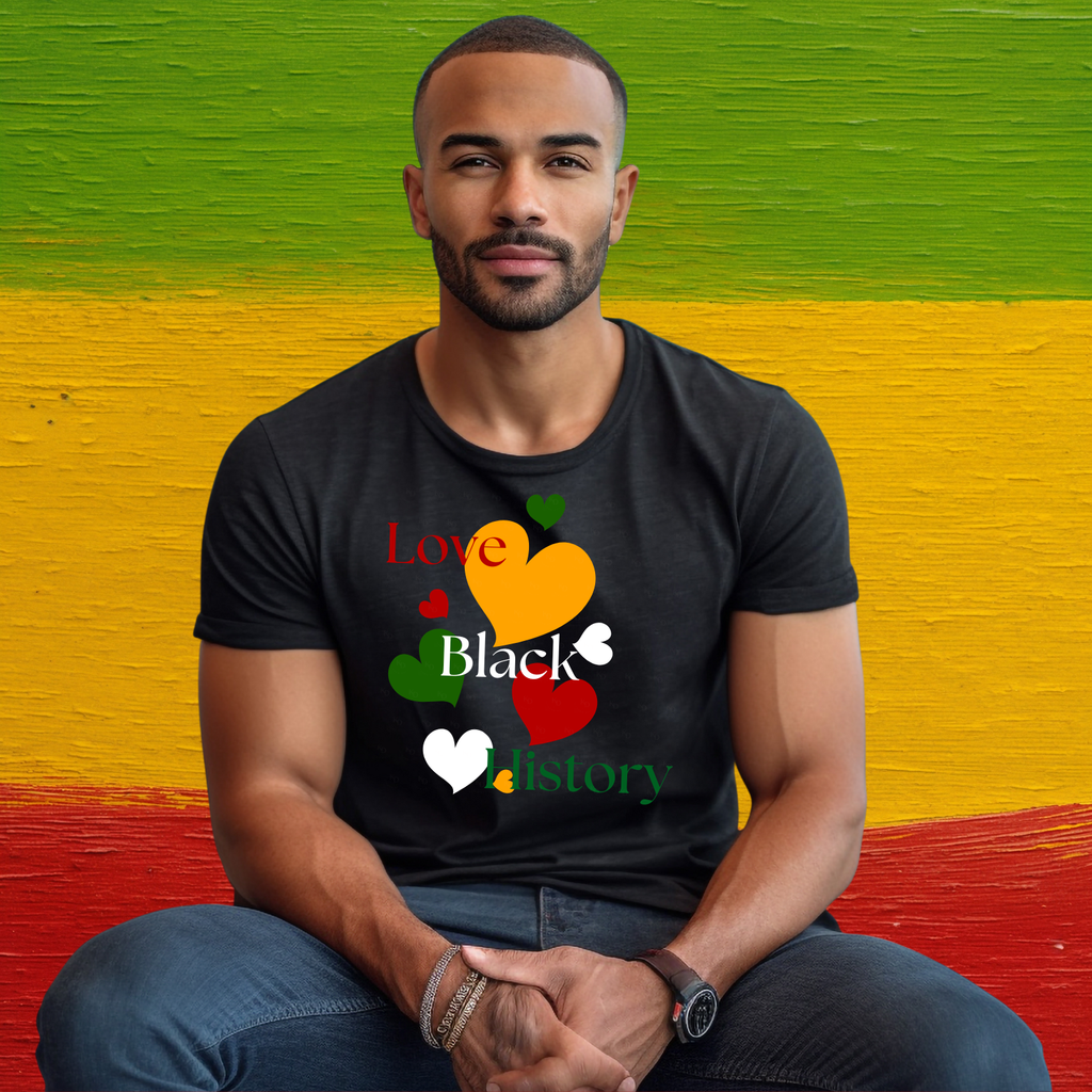 Love Black History PNG Design