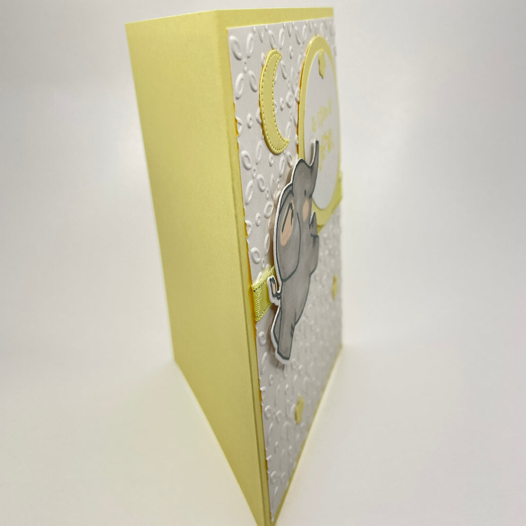 A Delightful Welcome for a New Star - Baby Elephant Card