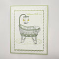 A Sweet Welcome for a New Arrival - Baby Bassinet Card