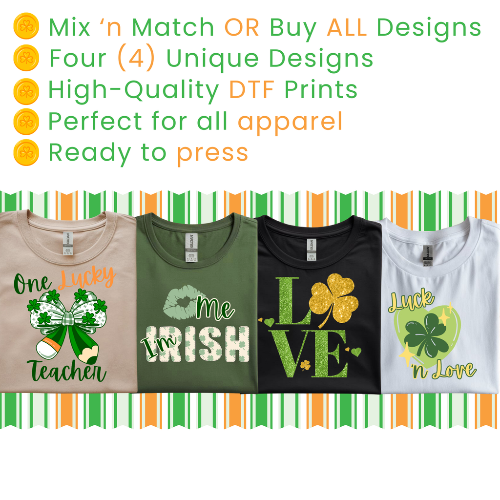 St. Patrick's Day DTF Transfers