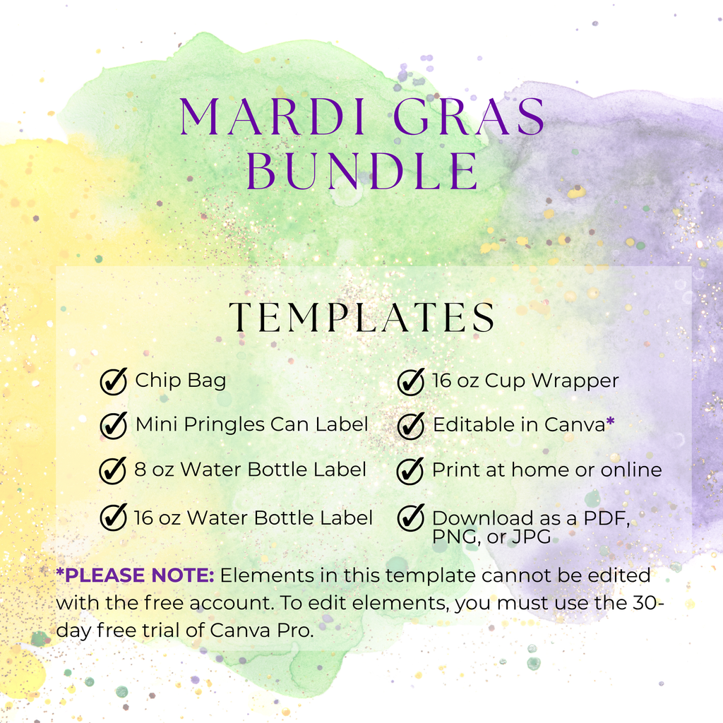 Be Mine...Or Throw Me Something Party Favors Bundle