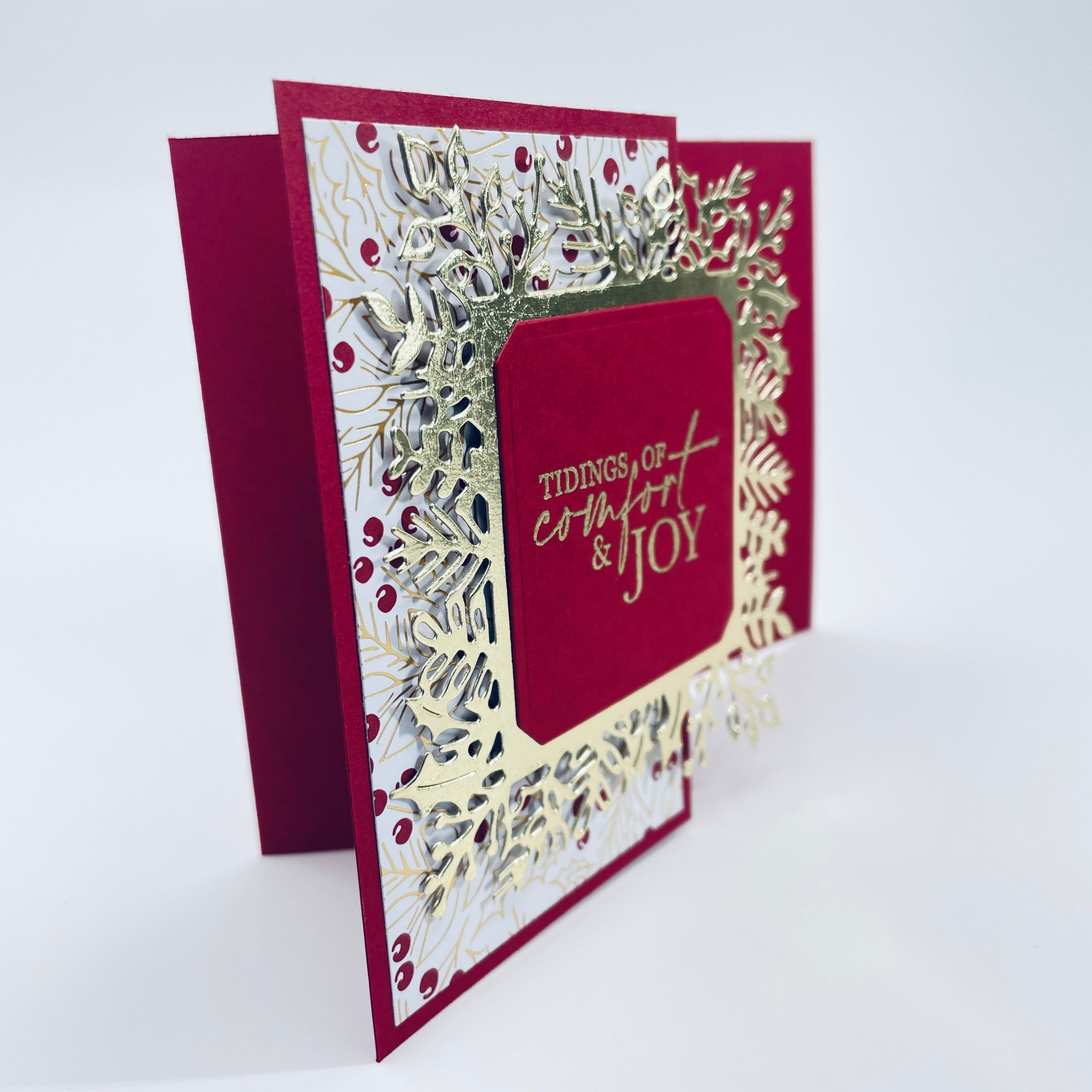 A Classic Holiday Charm - Comfort and Joy Christmas Card