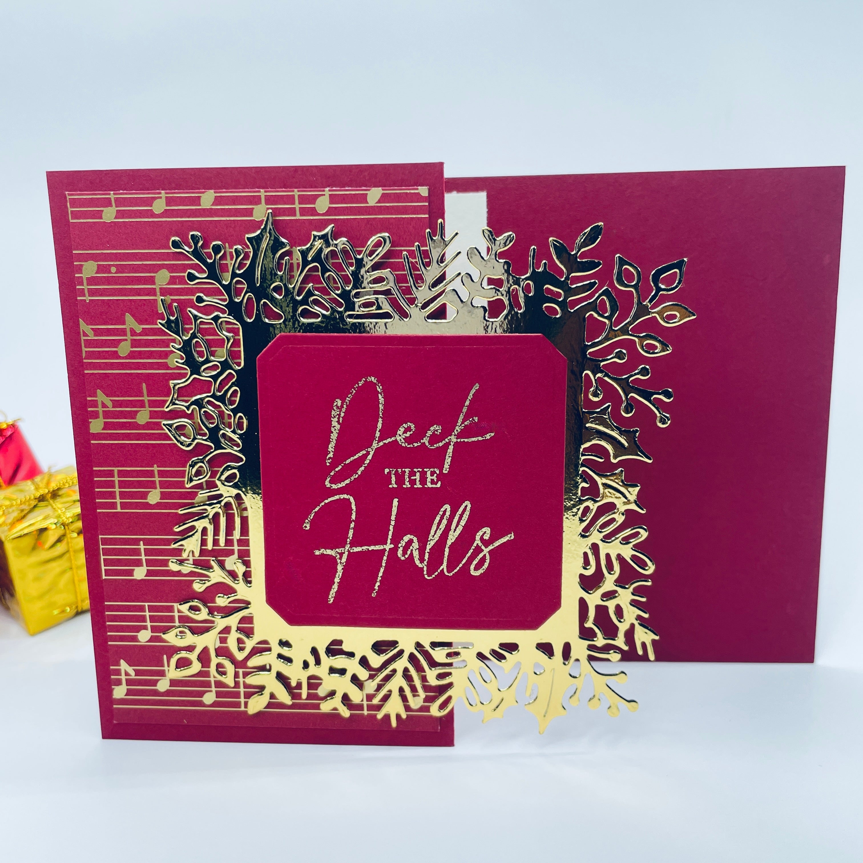 A Festive Musical Delight - Deck the Halls Christmas Card