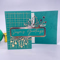 A Plaid Holiday Elegance - Seasons Greetings Christmas Card