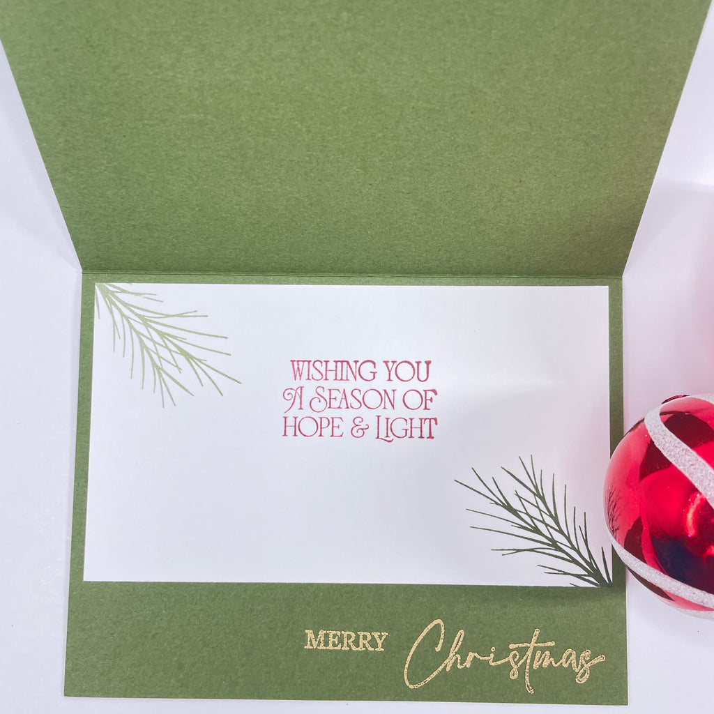 A Festive and Elegant Design - Christmas Tree Card