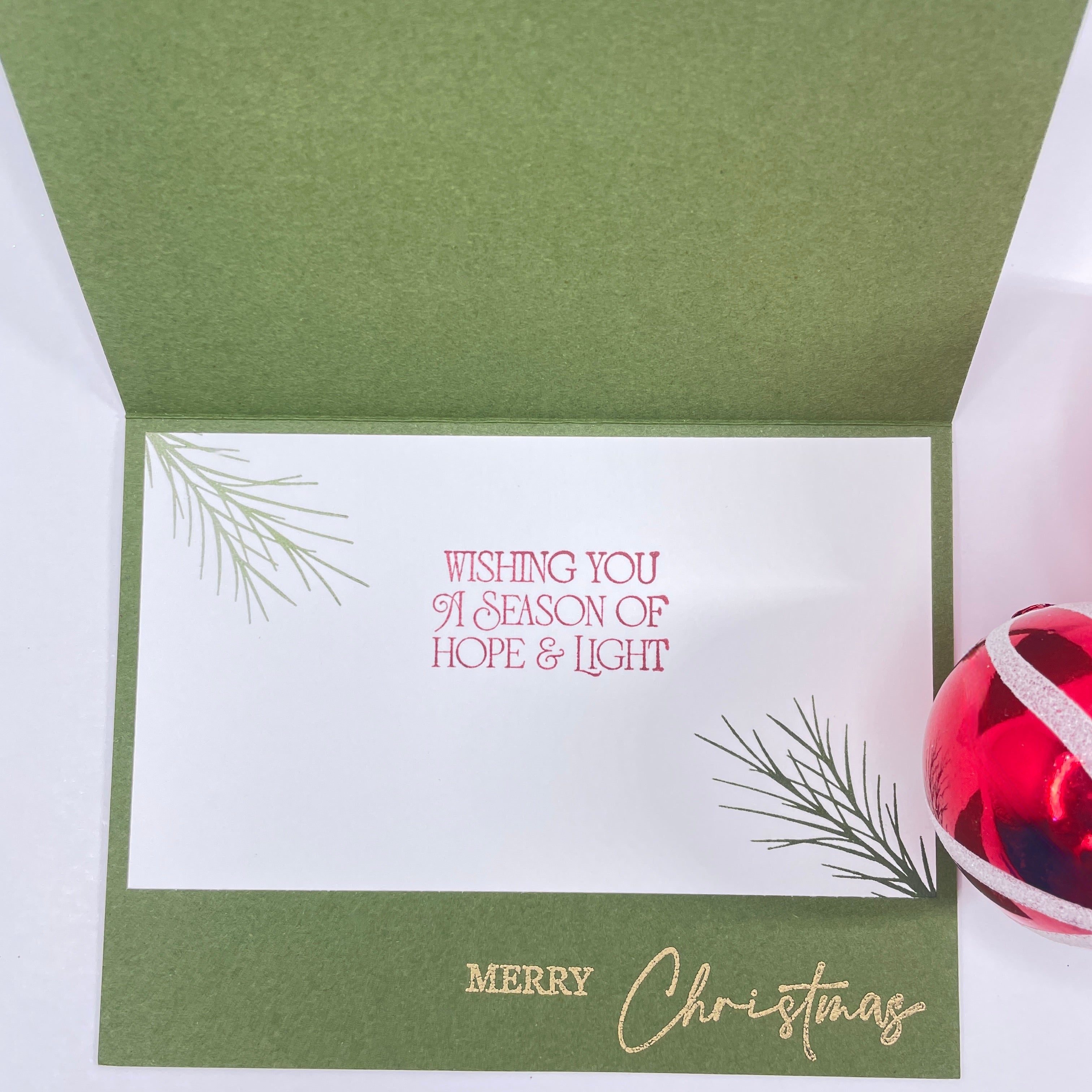 A Festive and Elegant Design - Christmas Tree Card