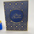 A Luxurious Holiday Greeting - Gold-Foiled Patterned  Christmas Card