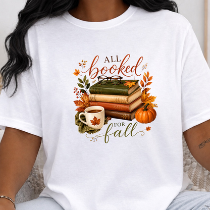 All Booked for Fall | Fall T-shirt