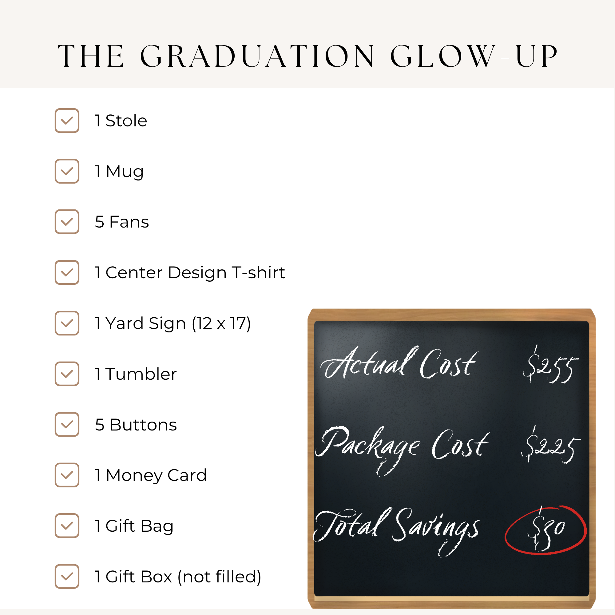 Luxury Graduation Memorabilia Packages | Class of 2026