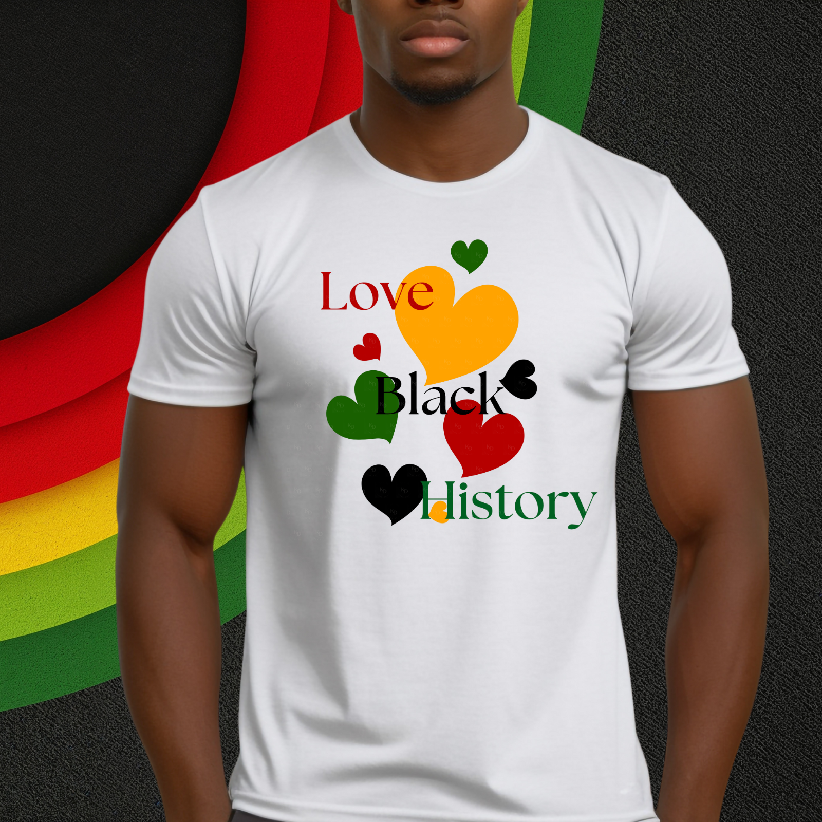Love Black History PNG Design